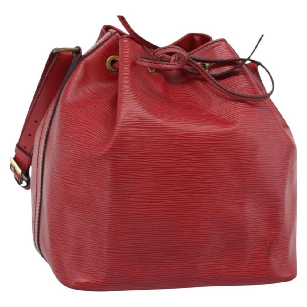 Louis Vuitton Petit Noe Epi Leather Red Leather Shoulder Bag Bag